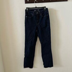Old Navy Women’s Deep Indigo Straight Jeans